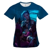 Жіноча 3D футболка JINX - LoL