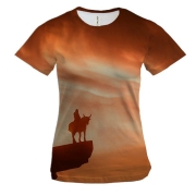 Жіноча 3D футболка Elden Ring clouds