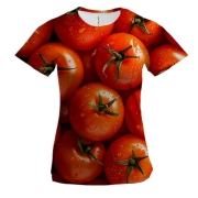 Жіноча 3D футболка з томатами