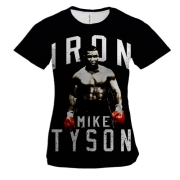 Женская 3D футболка Iron Mike Tyson