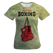 Жіноча 3D футболка Boxing Fight Club