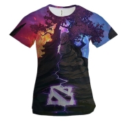 Жіноча 3D футболка Dota 2 - Clash of the Ancients