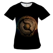 Жіноча 3D футболка The International - Dota 2 Aegis