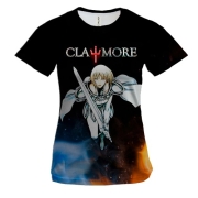 Жіноча 3D футболка Клер - Claymore