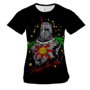 Жіноча 3D футболка Praise the Sun! - Dark Souls