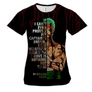 Жіноча 3D футболка Зоро Ророноа, закривавлений - One Piece