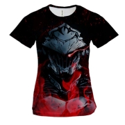 Жіноча 3D футболка Убивця Гоблінів у огні