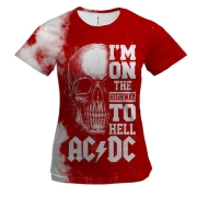 Жіноча 3D футболка "AC/DC"