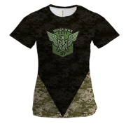 Жіноча 3D футболка 37 ОМПБ Запоріжжя