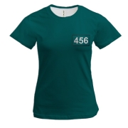 Жіноча 3D футболка Гра в Кальмара - персонаж 456