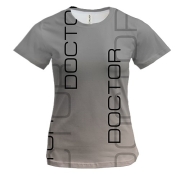 Жіноча 3D футболка для лікаря "doctor"