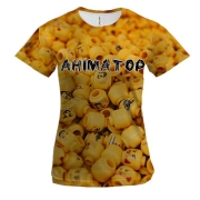 Жіноча 3D футболка для аніматора