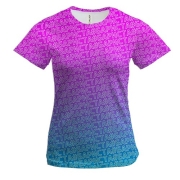 Женская 3D футболка с хештегом #бариста