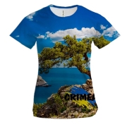 Жіноча 3D футболка Крим