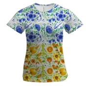 Жіноча 3D футболка Писанка