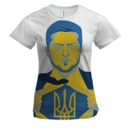 Женская 3D футболка I am Ukrainian