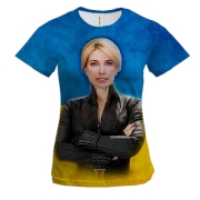 Жіноча 3D футболка Верещак (Marvel Style)
