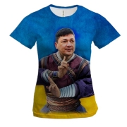 Женская 3D футболка Ким (Marvel Style)