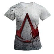 Жіноча 3D футболка Assassin’s Creed лого