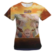 Женская 3D футболка Naruto`s comand 7