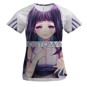 Женская 3D футболка Hinata cute