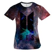 Жіноча 3D футболка BTS
