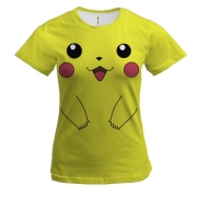 Жіноча 3D футболка Пікачу