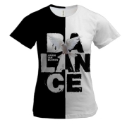 Жіноча 3D футболка Armin van Buuren - Balance