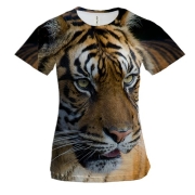 Женская 3D футболка Big Tiger