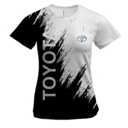 Жіноча 3D футболка Toyota (BW)