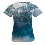 Женская 3D футболка Abstraction. 1