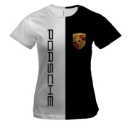 Женская 3D футболка Porsche (2)