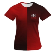 Женская 3D футболка Toyota