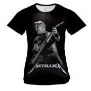Женская 3D футболка Metallica (Джеймс Хэтфилд)
