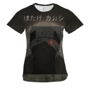Жіноча 3D футболка Kakashi red eye