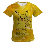 Жіноча 3D футболка Pikachu