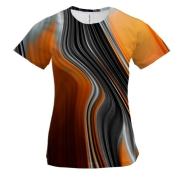 Женская 3D футболка Abstraction. 14