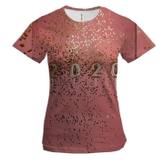 Женская 3D футболка 2020