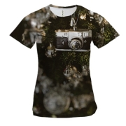 Женская 3D футболка Christmas toy 3