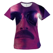 Женская 3D футболка Фреди Меркури