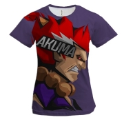 Женская 3D футболка Akuma