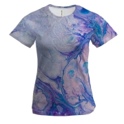 Женская 3D футболка Multicolor abstraction 13