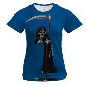 Женская 3D футболка Смерть с косой