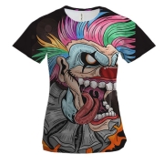 Жіноча 3D футболка Crazy Clown