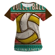 Жіноча 3D футболка Volleyball Tournament