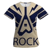 Жіноча 3D футболка Guitar Rock