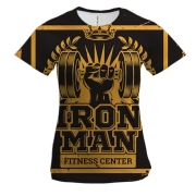 Жіноча 3D футболка Iron Man