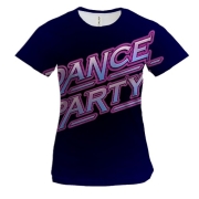 Жіноча 3D футболка Dance Party