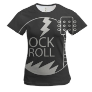 Жіноча 3D футболка Rock & Roll
