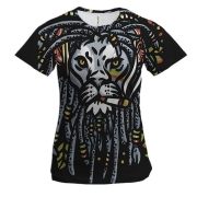 Жіноча 3D футболка з левом хіпі